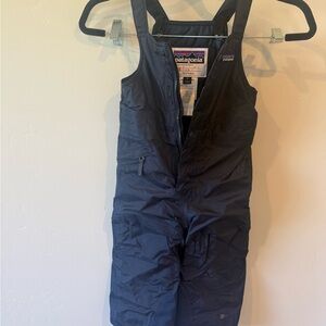 Patagonia Blue Insulated Overalls for Winter Activities